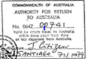 ATR (Authority to Return) stamp example