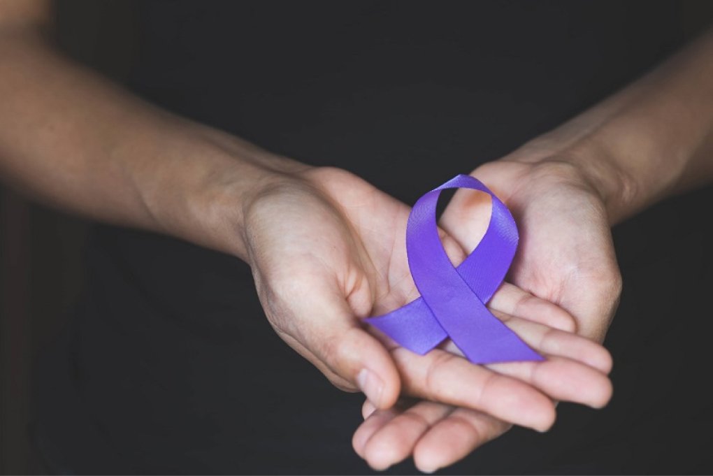 Purple ribbon — domestic and family violence awareness